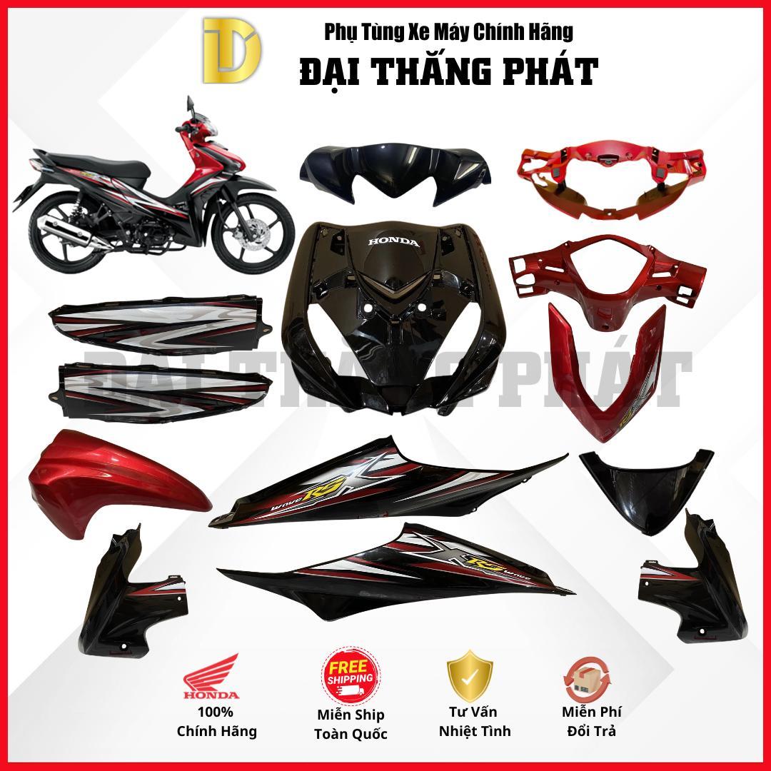 (Có bán lẻ) Dàn áo xe Wave RSX 110cc năm 2009 – màu Đen – NHA69P chính hãng Honda