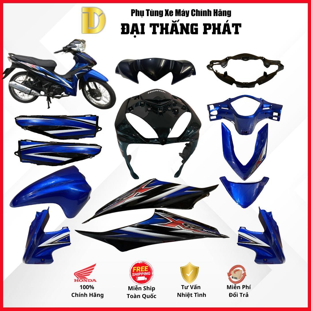 (Có bán lẻ) Dàn áo xe Wave RSX 110cc năm 2010 – màu Xanh Đậm – B206M chính hãng Honda