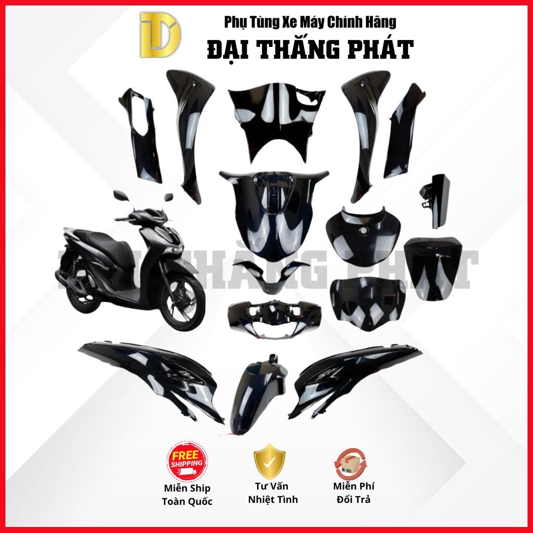 (Có bán lẻ) Dàn áo xe SH 160cc (2024) K0R màu Đen NHB25 phiên bản Tiêu Chuẩn chính hãng Honda