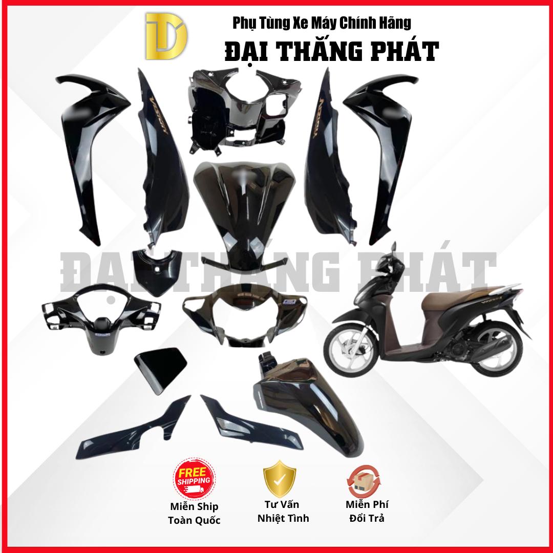(Có bán lẻ) Dàn áo Vision 110cc K44 năm 2019 – Phiên bản tiêu chuẩn – Màu Đen – NHB25M chính hãng Honda