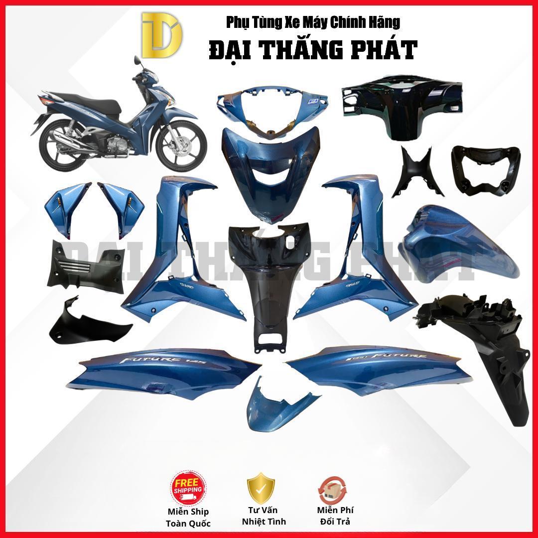 (Có bán lẻ) Dàn áo xe Future 125cc K73 năm 2022 Vành Đúc – Phiên bản cao cấp – Màu Xanh – PB389M chính hãng Honda
