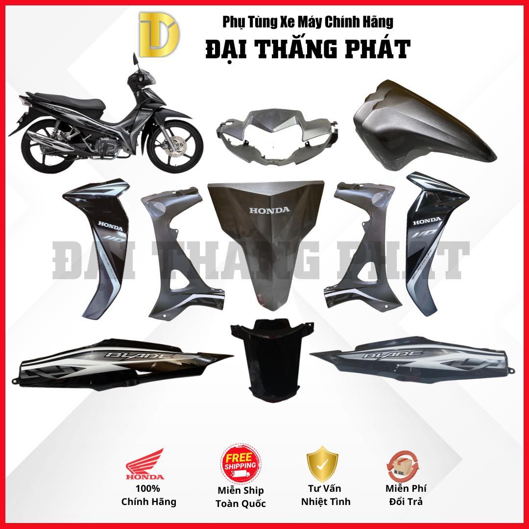 (Có bán lẻ) Dàn áo xe Blade Số K57 năm 2014 màu Bạc xám magnet – NHA62 chính hãng Honda