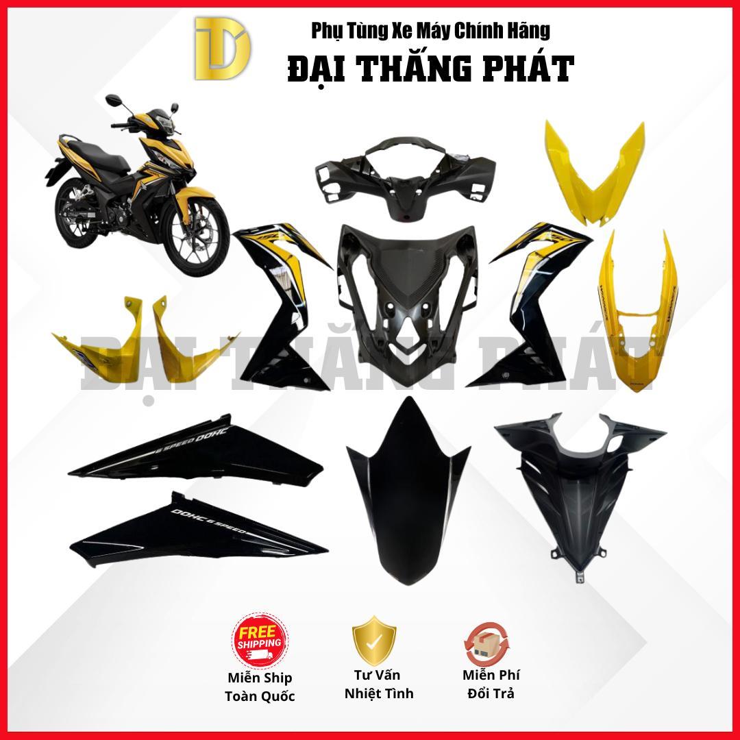 (Có bán lẻ) Dàn áo xe Winner K56 (2017-2019) màu Vàng – Y106 chính hãng Honda