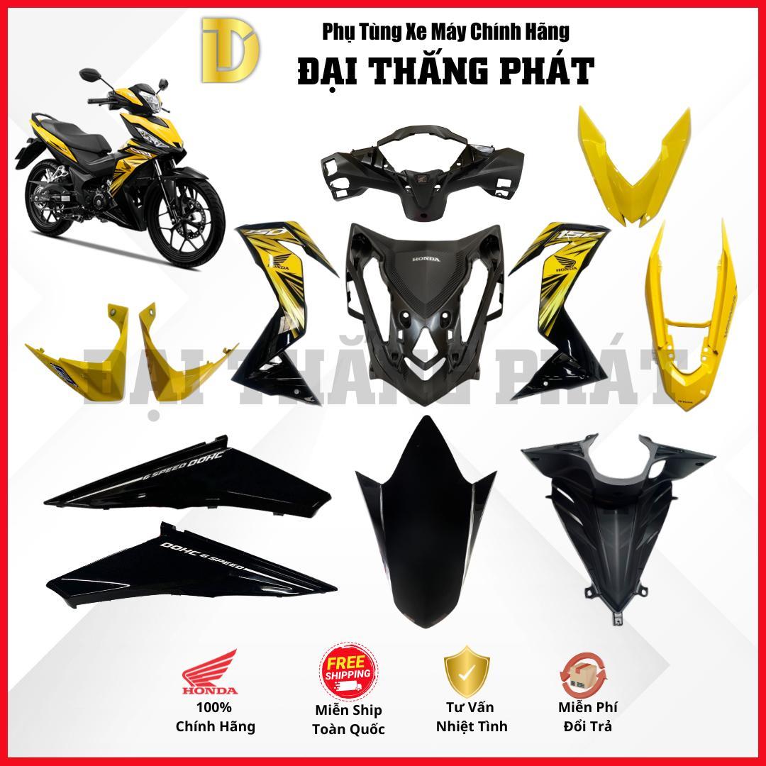 (Có bán lẻ) Dàn áo xe Winner K56 (2016) màu Vàng – Y106 chính hãng Honda