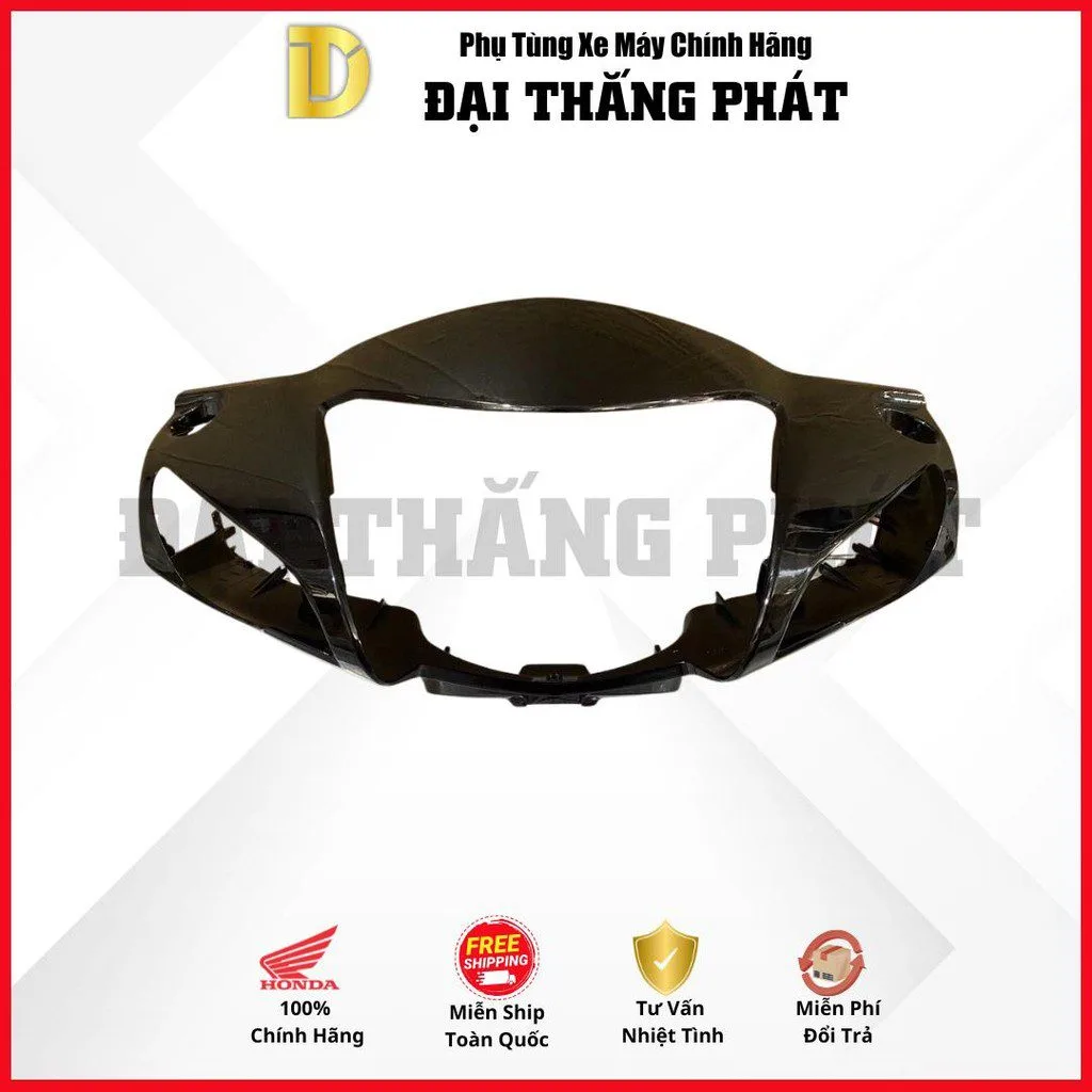 (Có bán lẻ) Dàn áo | Bộ nhựa WAVE Alpha 110cc K89 năm 2017 Màu Đen NH-B25 chính hãng Honda