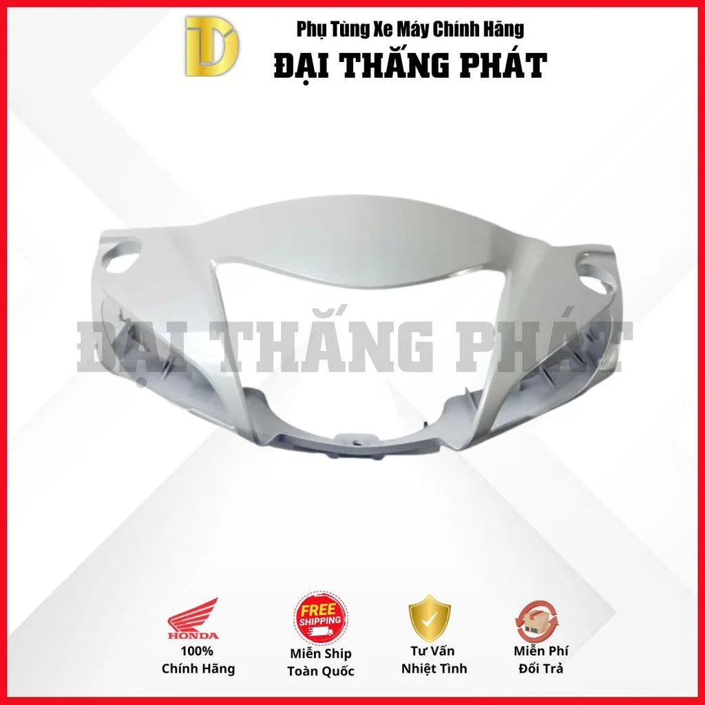 (Có bán lẻ) Dàn áo | Bộ nhựa WAVE Alpha 110cc K89 năm 2018 Màu Trắng NH-B55 chính hãng Honda