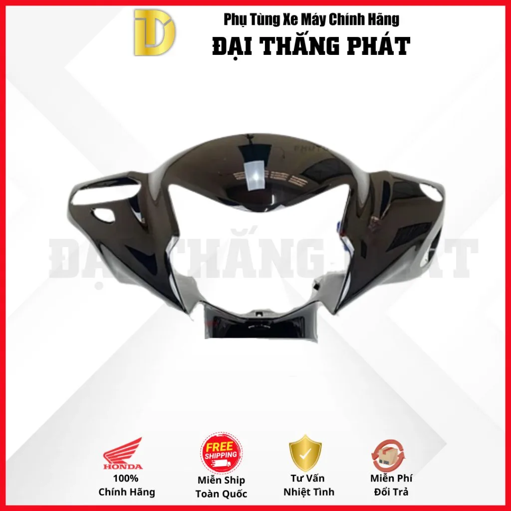 (Có bán lẻ) Dàn áo Vision 110cc (2023) K2C màu Đen bóng NHC25 phiên bản tiêu chuẩn chính hãng Honda