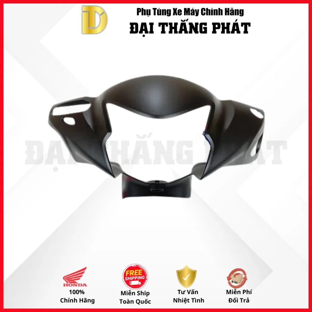 (Có bán lẻ) Dàn áo Vision 110cc (2023) K2C màu Đen Nhám NHA76 phiên bản thể thao chính hãng Honda