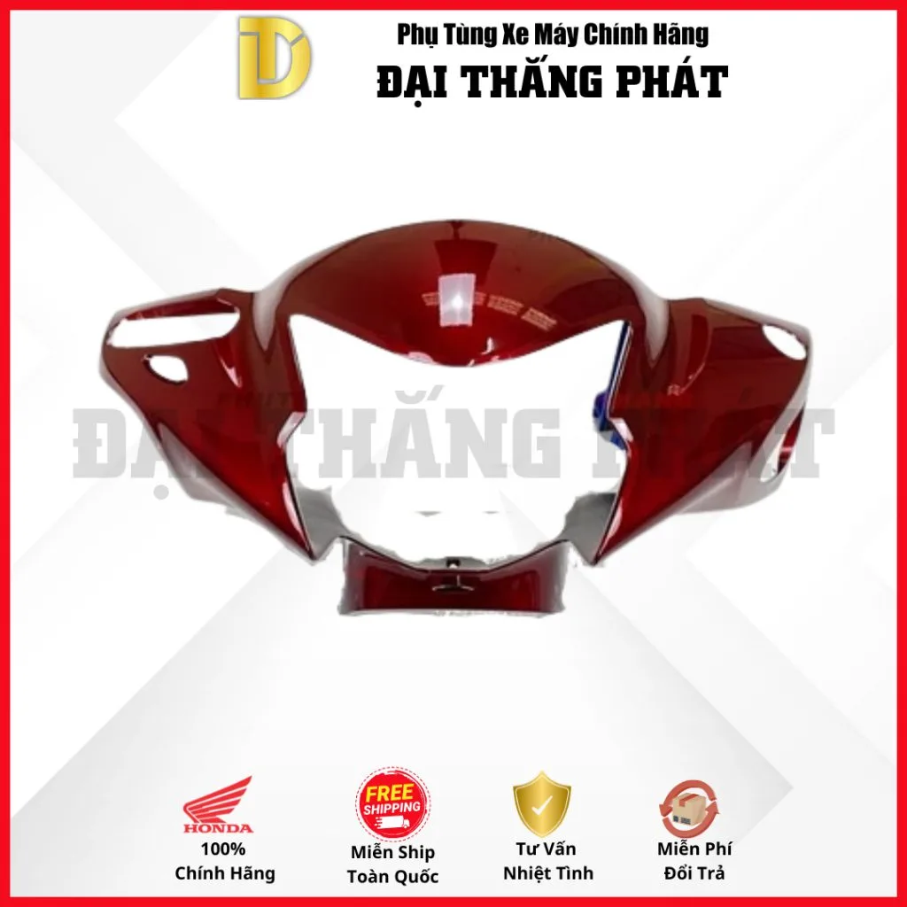 (Có bán lẻ) Dàn áo Vision 110cc (2023) K2C màu Đỏ đậm R368 phiên bản cao cấp chính hãng Honda
