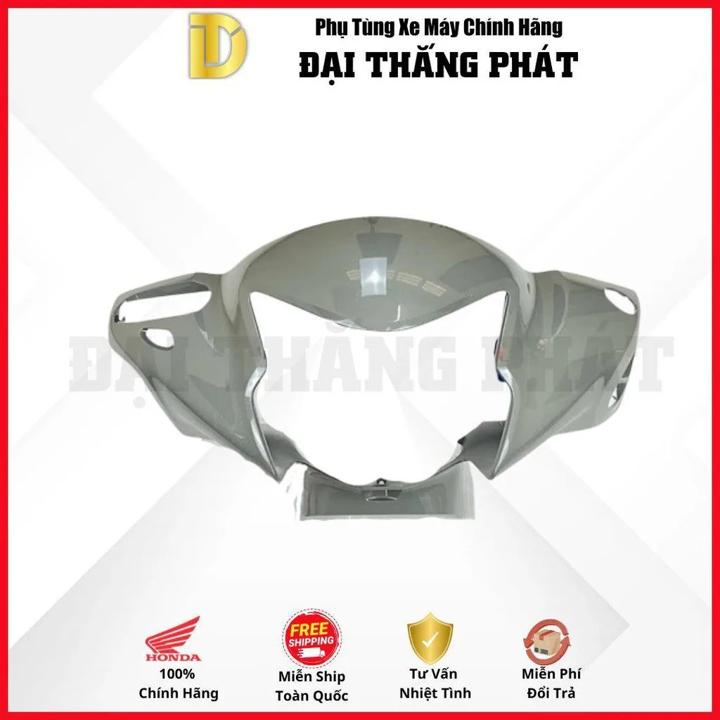 (Có bán lẻ) Dàn áo Vision 110cc K2C (2025) màu Xám xi măng- phiên bản thể thao- NHC60 chính hãng Honda