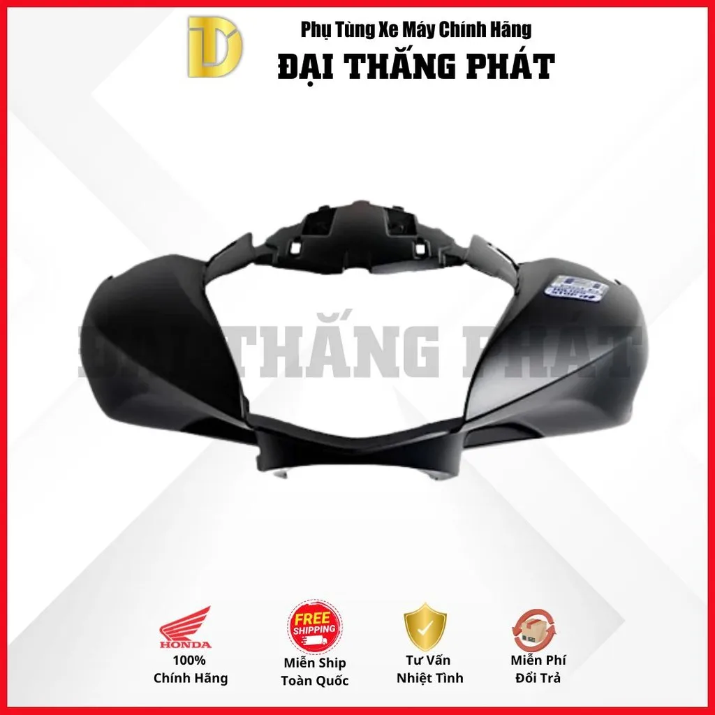 (Có bán lẻ) Dàn áo xe SH 125/150cc K77 (2016-2017-2018-2019) – màu Đen mờ – NHA76M chính hãng Honda