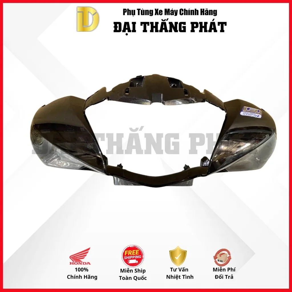 (Có bán lẻ) Dàn áo xe SH 125/150cc K77 (2016-2017-2018-2019) – màu Đen – NHB25 chính hãng Honda