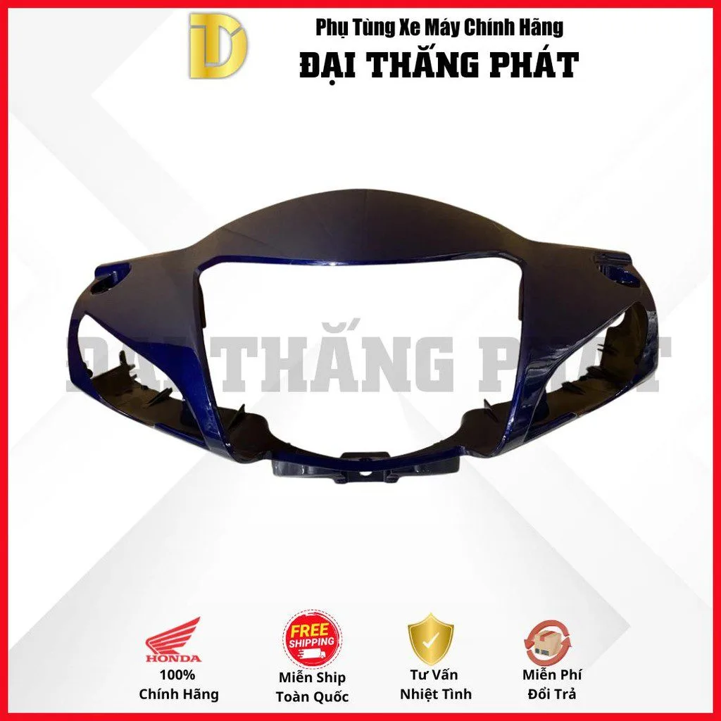 (Có bán lẻ) Dàn áo xe Wave Anpha 110cc K89 năm 2019 màu Xanh Tím Than PB421M chính hãng Honda