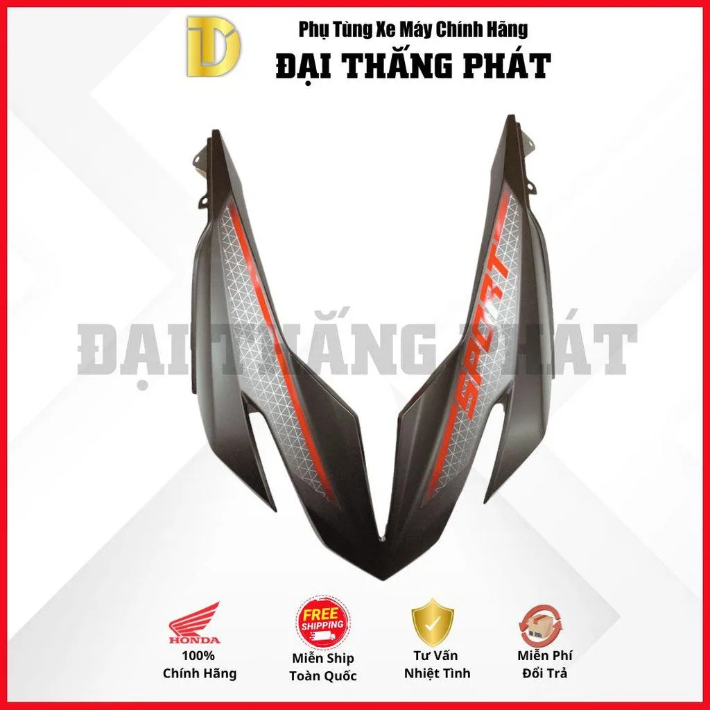 (Có bán lẻ) Dàn áo xe Winner X 150cc năm 2020 màu Bạc Đen Đỏ – NHB56 – Phiên bản thể thao – Phanh ABS chính hãng Honda