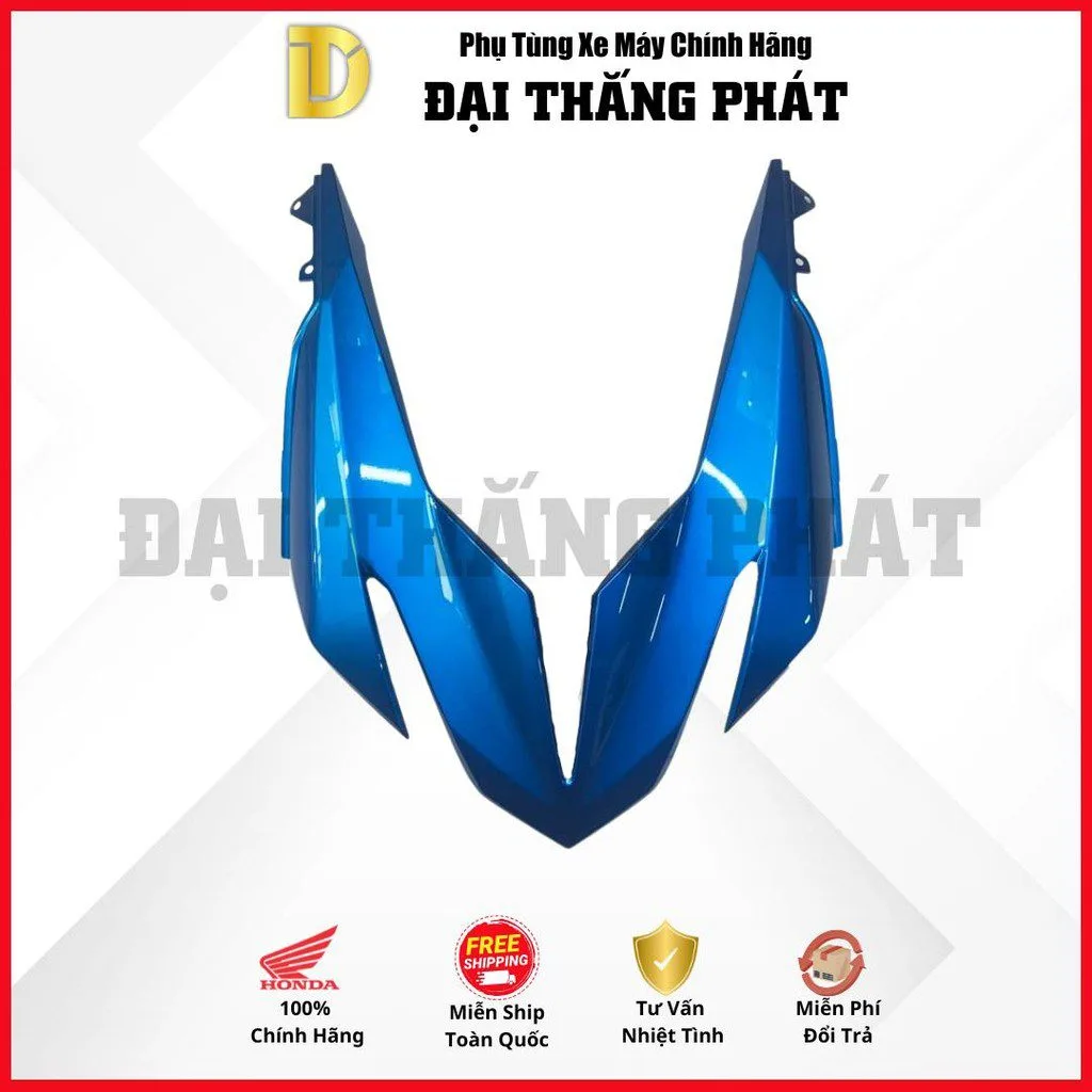 (Có bán lẻ) Dàn áo xe Winner X 150cc năm 2020 màu Đen Xanh – NHB25H – Phiên bản thể thao – Phanh thường chính hãng Honda