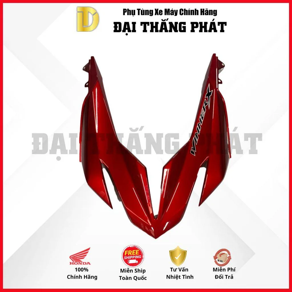 (Có bán lẻ) Dàn áo xe Winner X 150cc năm 2020 màu Đỏ Đen Bạc – R340C – Phiên bản camo – Phanh thường chính hãng Honda