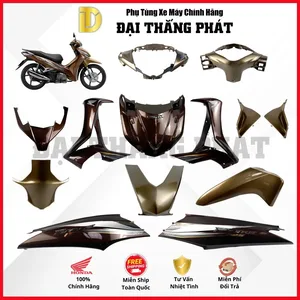 (Có bán lẻ) Dàn áo Future 125cc KYZ (2014-2015) – Màu Nâu vàng – YR303 chính hãng Honda