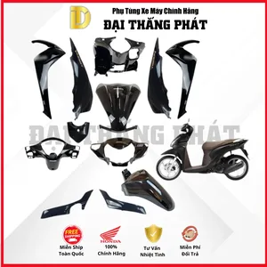 (Có bán lẻ) Dàn áo Vision 110cc K44 năm 2019 – Phiên bản tiêu chuẩn – Màu Đen – NHB25M chính hãng Honda
