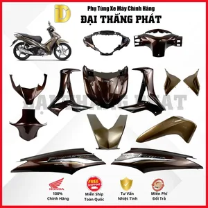 (Có bán lẻ) Dàn áo Future 125cc KYZ (2016-2017) – Màu Nâu vàng – YR303 chính hãng Honda
