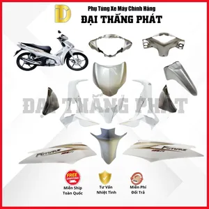 (Có bán lẻ) Dàn áo Future 125cc KYZ năm 2012 – Màu Trắng bạc – NHB35 – chính hãng Honda