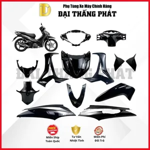 (Có bán lẻ) Dàn áo Future 125cc KYZ (2014-2015) – Màu Đen ghi – NHB25E chính hãng Honda