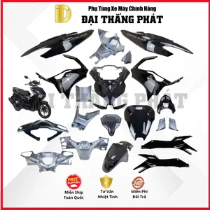 (Có bán lẻ) Dàn áo xe Air Blade 160cc K2Z/K3A (4Val) (2023-2024) màu Đen xám – NHB25M – bản tiêu chuẩn chính hãng Honda
