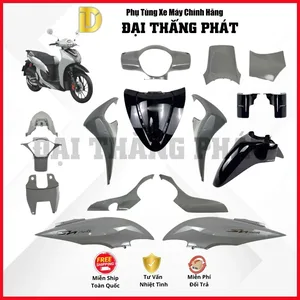 (Có bán lẻ) Dàn áo xe SH Mode 125cc K1N năm 2022 – màu Xám xi măng – NHC60 – Bản Cao cấp – Phanh ABS chính hãng Honda