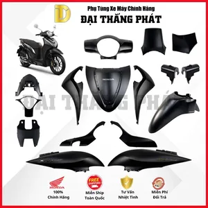 (Có bán lẻ) Dàn áo xe SH Mode 125cc K1N năm 2022 – màu Đen nhám – NHA76 – Bản Đặc biêt – Phanh ABS chính hãng Honda