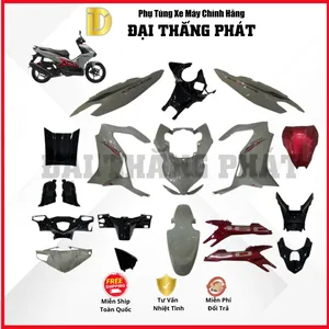 (Có bán lẻ) Dàn áo xe Air Blade 160cc K2Z/K3A (4Val) năm 2025 màu Xám Đỏ Đen -NHC60- phiên bản Thể thao chính hãng Honda
