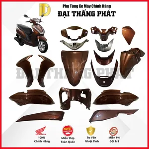 (Có bán lẻ) Dàn áo xe Lead 125cc (2013-2015) màu Nâu – YR303 chính hãng Honda
