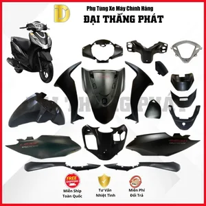 (Có bán lẻ) Dàn áo xe Lead 125cc K2T năm 2022 màu Đen Mờ – NHA76M – Phiên bản đặc biệt chính hãng Honda