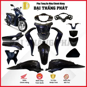(Có bán lẻ) Dàn áo xe SH 125/150cc K77 (2016-2017-2018-2019) – màu Màu Xanh lam- PB403 chính hãng Honda