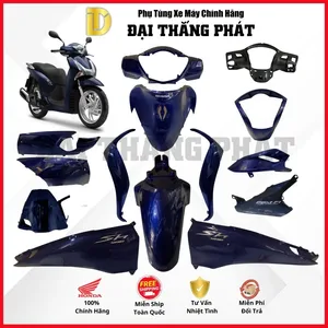 (Có bán lẻ) Dàn áo xe SH 125/150cc K01 (2011-2012-2013-2014-2015)-Màu Xanh lam-PB403 chính hãng Honda