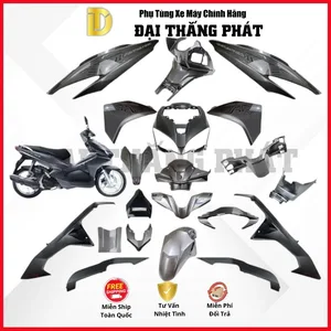 (Có bán lẻ) Dàn áo xe Air Blade 125cc (2018) K66 – màu Xám Đen magnet – NHA62 chính hãng Honda