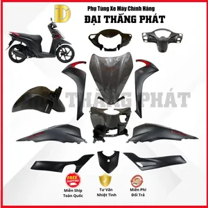 (Có bán lẻ) Dàn áo Vision 110cc K44 năm 2018 – Phiên bản Smartkey – Màu Đen mờ/ Đen nhám – NHA76 chính hãng Honda