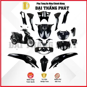 (Có bán lẻ) Dàn áo xe SH 125cc (2024) K0R màu Đen bóng – NHB25 – Phiên bản tiêu chuẩn chính hãng Honda