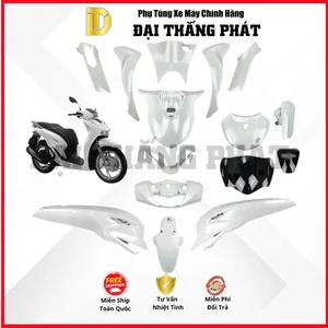 (Có bán lẻ) Dàn áo xe SH 125cc (2024) K0R màu Trắng đen – NHB35 – Phiên bản tiêu chuẩn chính hãng Honda