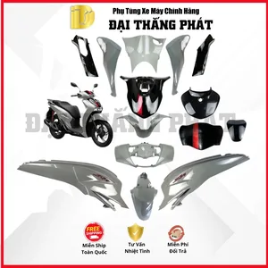 (Có bán lẻ) Dàn áo xe SH 125cc (2023) K0R màu Xám xi măng – NHC60 – Phiên bản thể thao chính hãng Honda