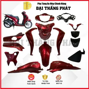 (Có bán lẻ) Dàn áo xe SH 125/150cc K77 (2016-2017-2018-2019) – màu Đỏ – R368 chính hãng Honda