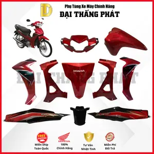 (Có bán lẻ) Dàn áo xe Blade Số K57 năm 2017 màu Đỏ – R340 chính hãng Honda