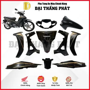 (Có bán lẻ) Dàn áo xe Blade Số K57 năm 2015 màu Đen tem vàng – Phanh đĩa – NHB25 chính hãng Honda