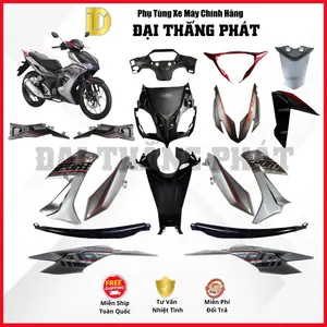 (Có bán lẻ) Dàn áo xe Winner X 150cc năm 2020 màu Bạc Đen Đỏ – NHB56 – Phiên bản thể thao – Phanh ABS chính hãng Honda