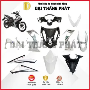 (Có bán lẻ) Dàn áo xe Winner K56 (2016) màu Trắng đen – NHB35 chính hãng Honda