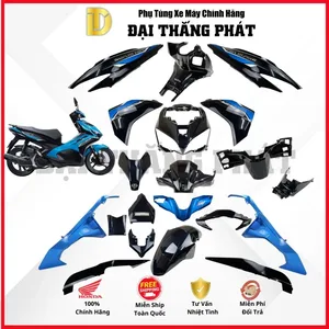(Có bán lẻ) Dàn áo xe Air Blade 125cc (2018) K66 màu Xanh B189 chính hãng Honda
