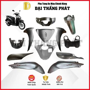 (Có bán lẻ) Dàn áo xe SH Mode năm 2015 – màu Xám đen – YR320 chính hãng Honda