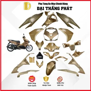 Ốp sườn | Ốp thân trái + phải xe Vision 110cc K44 (2014-2020) đủ màu chính hãng Honda