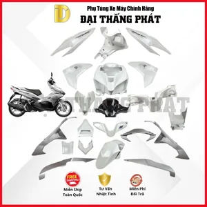 (Có bán lẻ) Dàn áo xe Vision 110cc đời đầu KZL Phanh đĩa/ Vành đúc/ CBS màu Đen bóng – NHA69 chính hãng Honda
