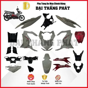 (Có bán lẻ) Dàn áo xe Air Blade 125cc K2Z/K3A (4Val) năm 2025 màu Xám Đỏ Đen -NHC60P-phiên bản Thể thao chính hãng Honda