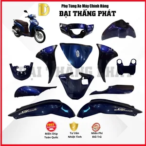 (Có bán lẻ) Dàn áo xe SH Mode năm 2015 – màu Xanh nâu – PB390M chính hãng Honda
