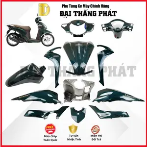 (Có bán lẻ) Dàn áo Vision 110cc K44 năm 2018 – Phiên bản Smartkey – Màu Xanh lục – G209 chính hãng Honda